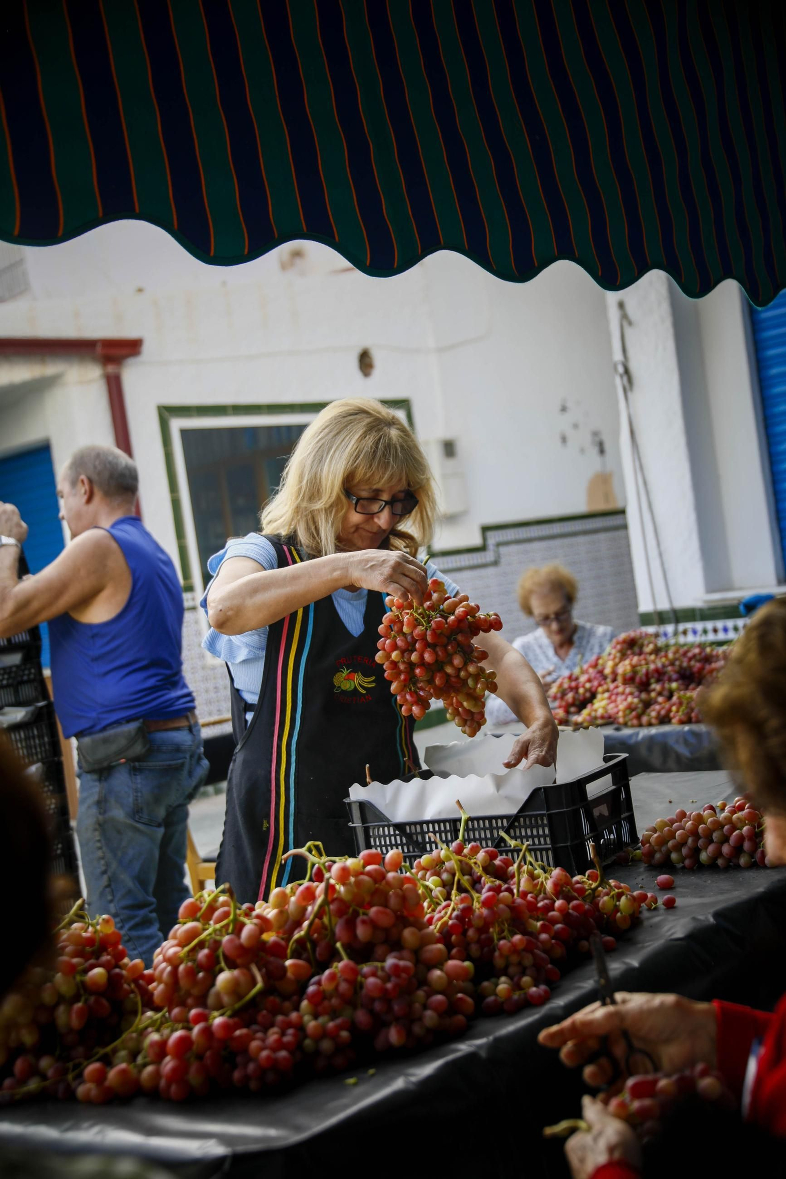La tradicional faena de la uva de Canjayar, en imágenes