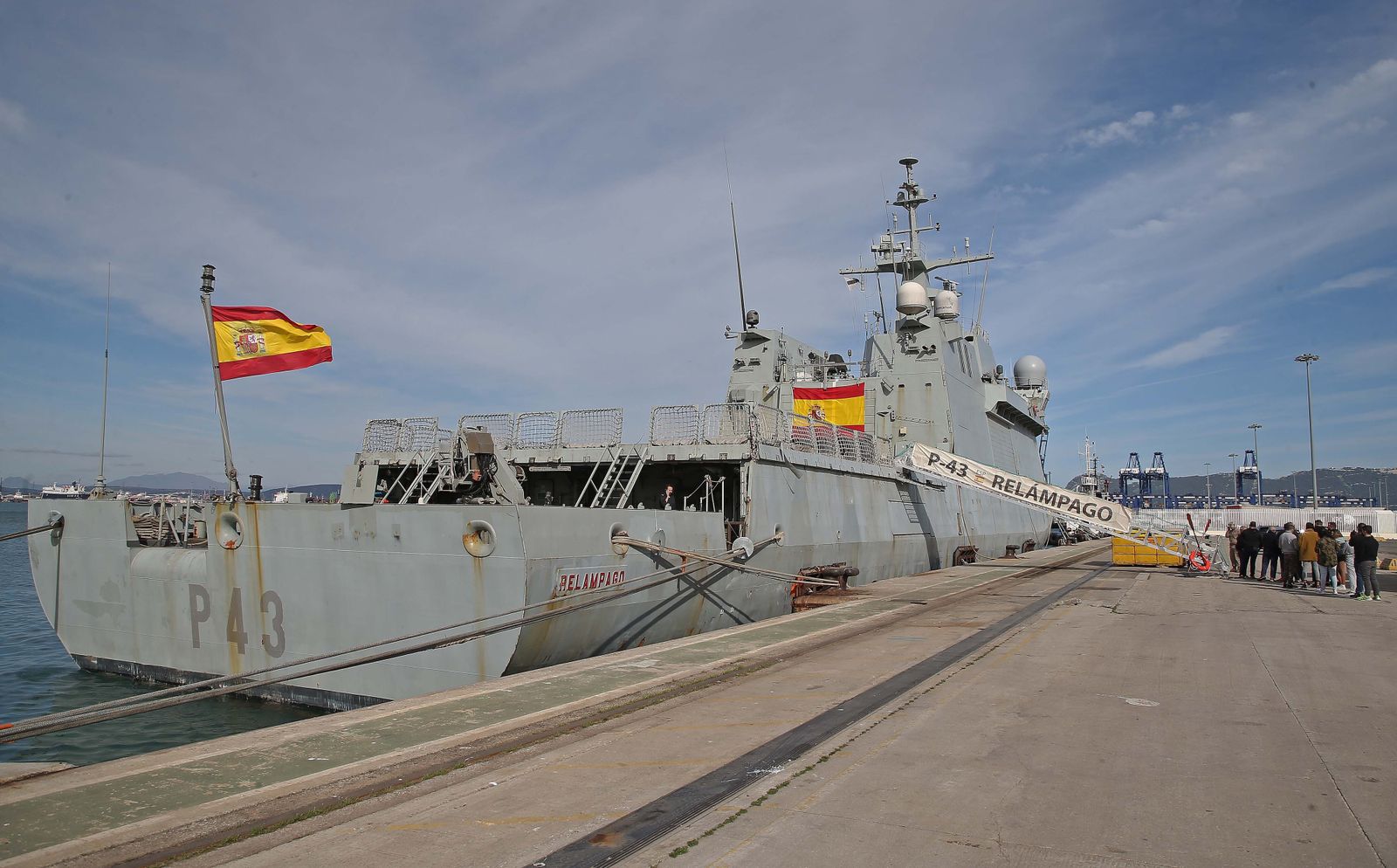Fotos del Buque de Acción Marítima 'Relámpago' de la Armada Española en Algeciras