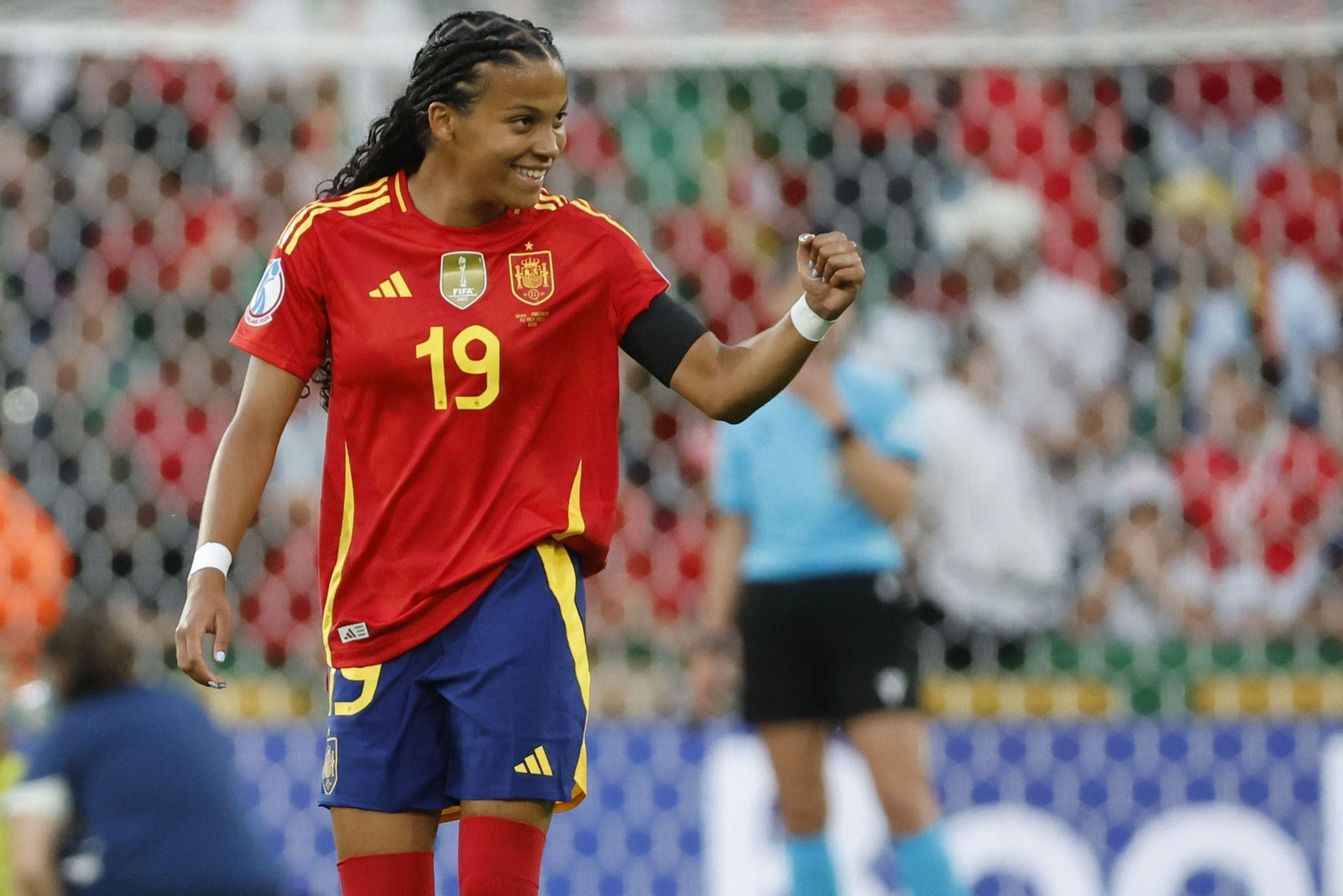 Las fotos del España - Portugal en la Eurocopa femenina
