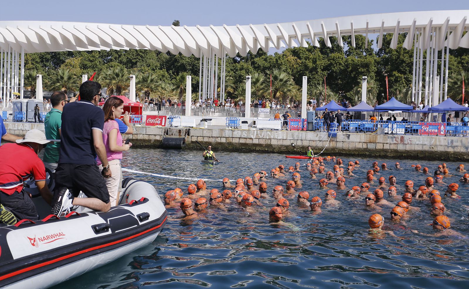 Fotos de la 60ª Travesía a Nado del Puerto de Málaga