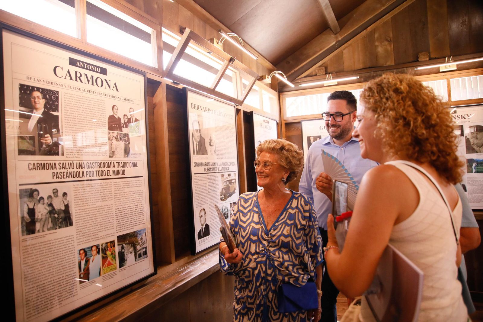Imágenes del museo a los grandes empresarios y familias históricas de Almería