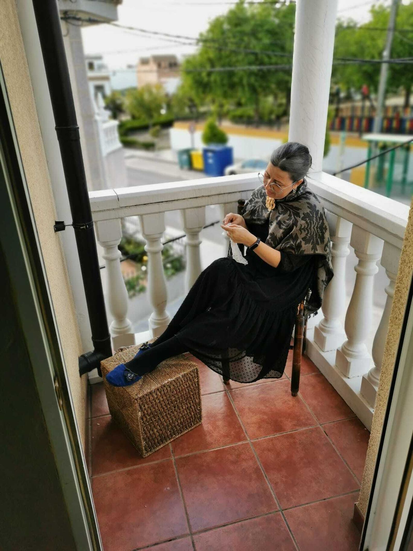 Las fotografías del "balcón mágico" de Chiqui