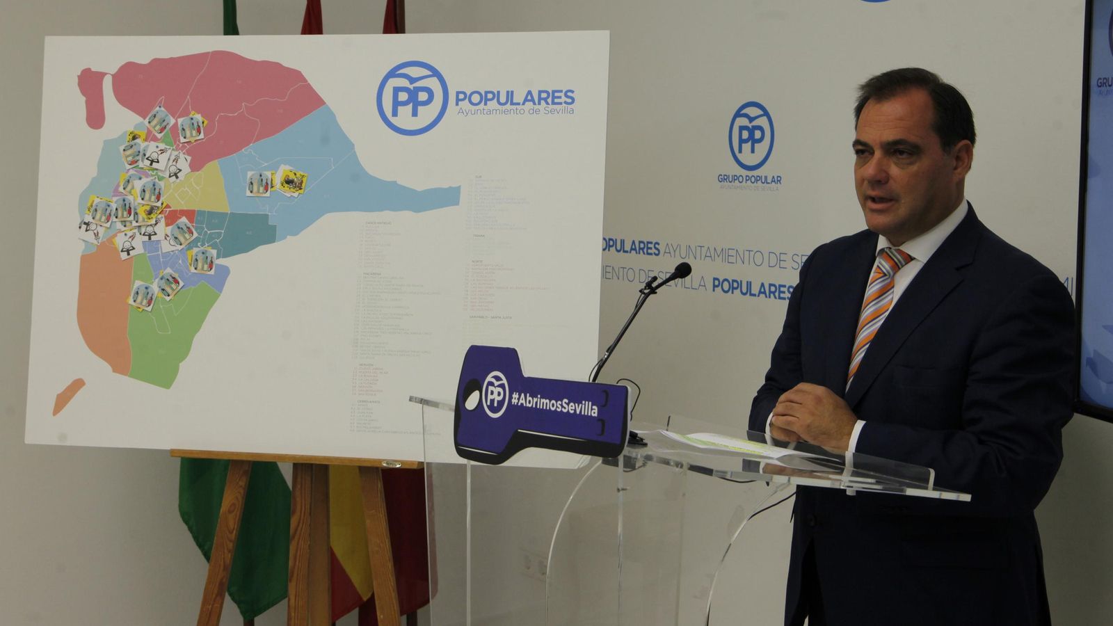 Jaime Ruiz durante su etapa como concejal del PP.