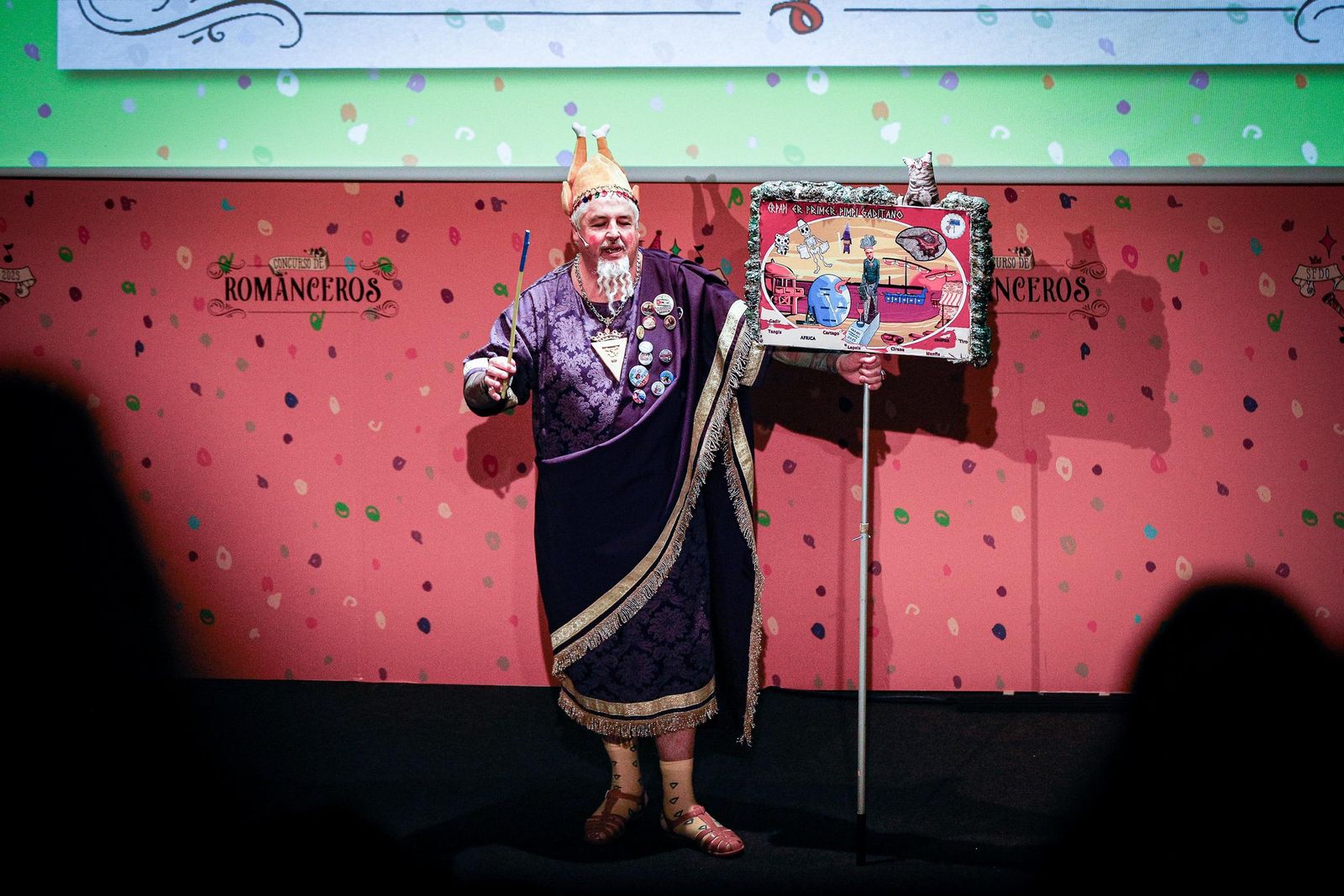Carnaval en San Fernando: gran ambiente en el Concurso de Romanceros