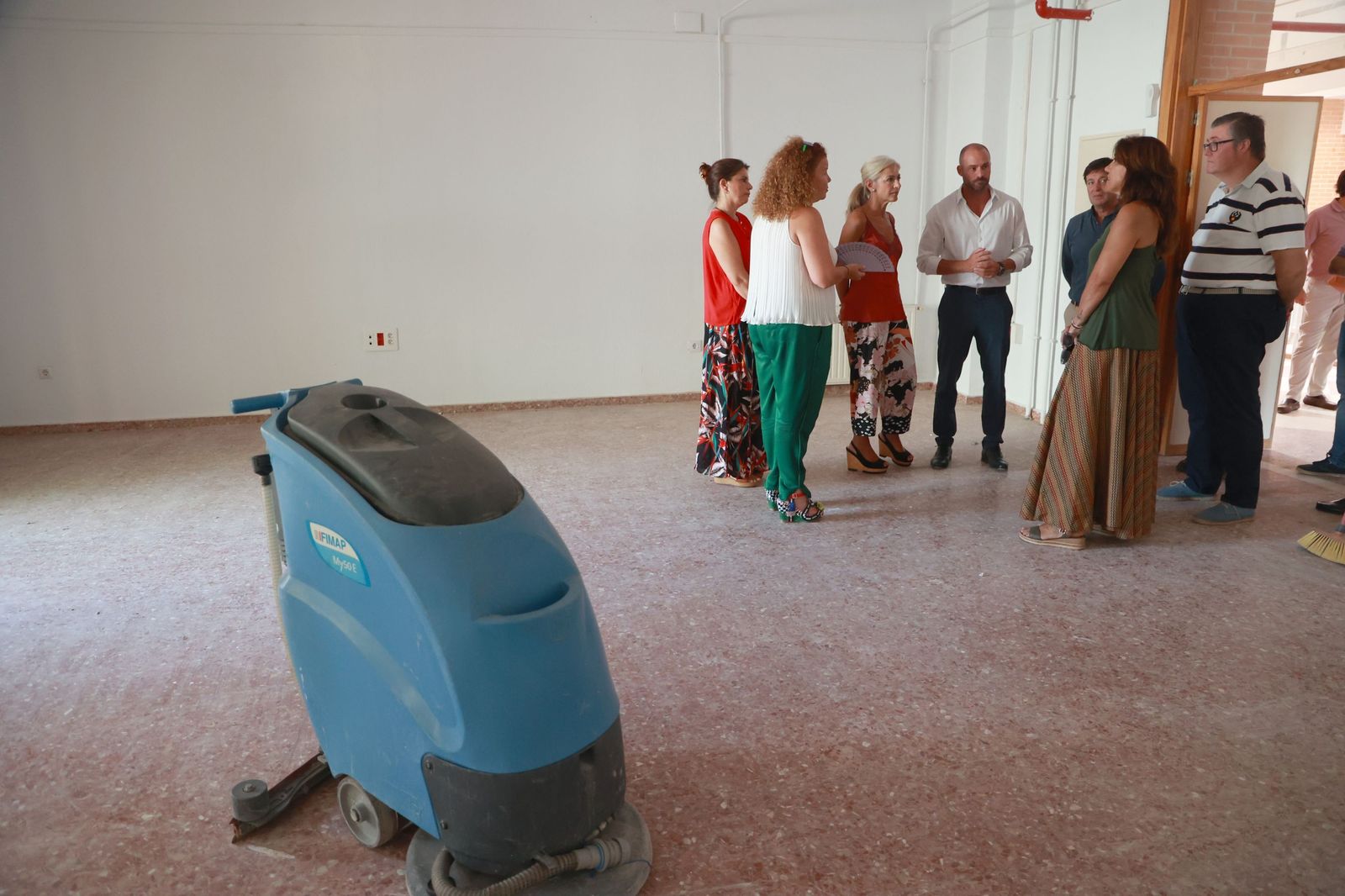 Visita de la consejera Patricia del Pozo a las obras del nuevo IES de Castilleja de Guzmán