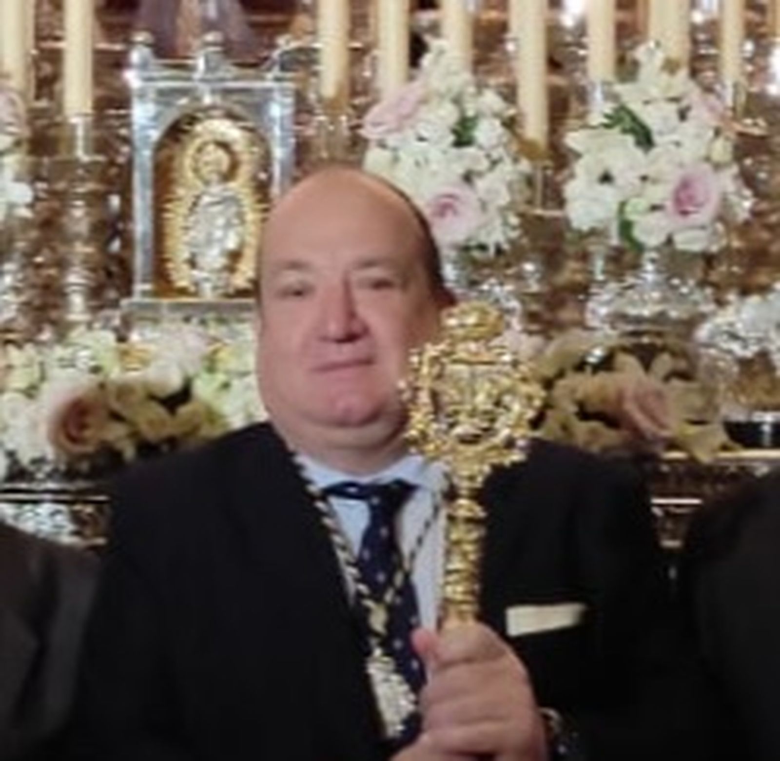 El cofrade Roberto Olmedo