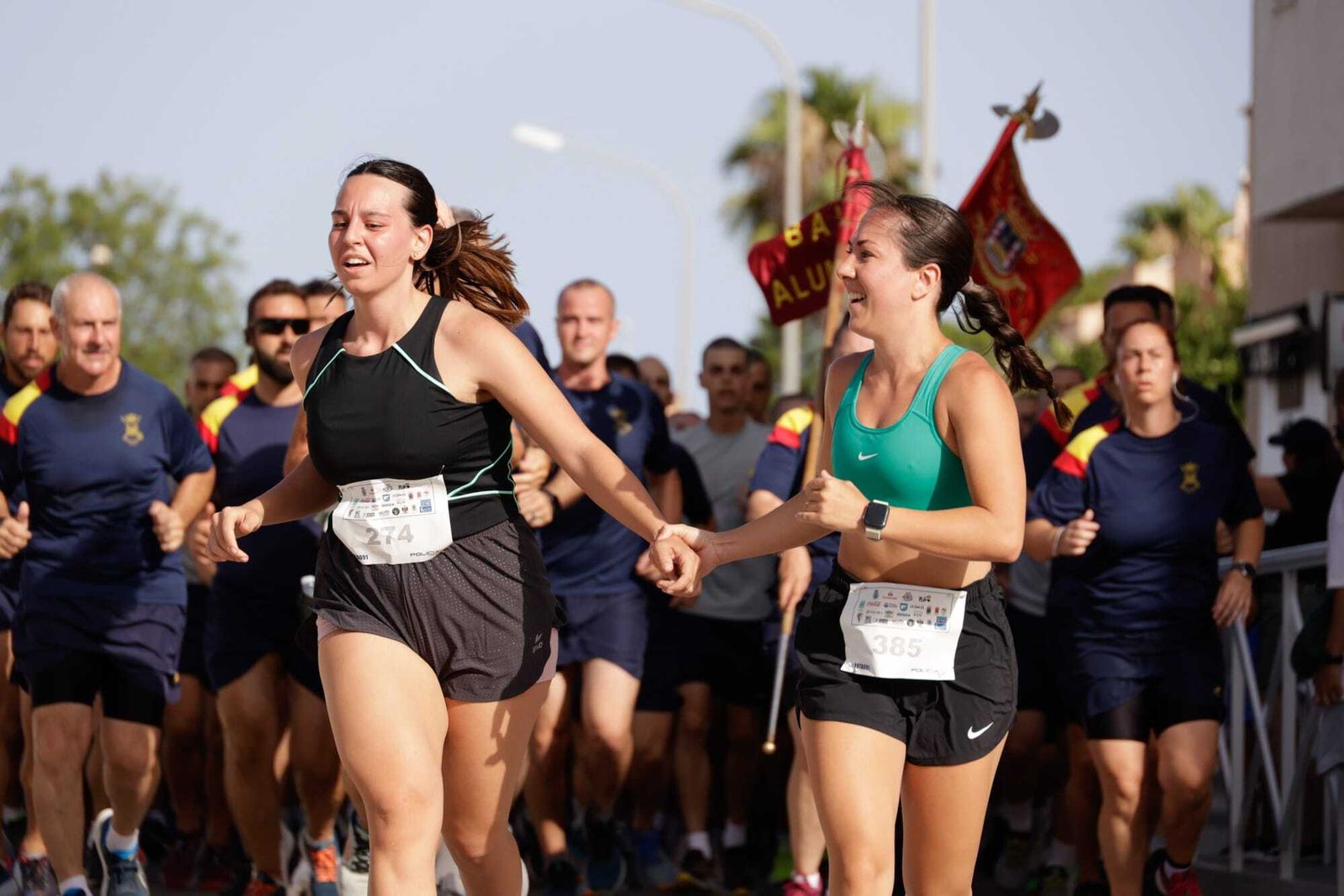 Las imágenes de la carrera Ruta 091 Kilómetros Solidarios celebrada en San Fernando