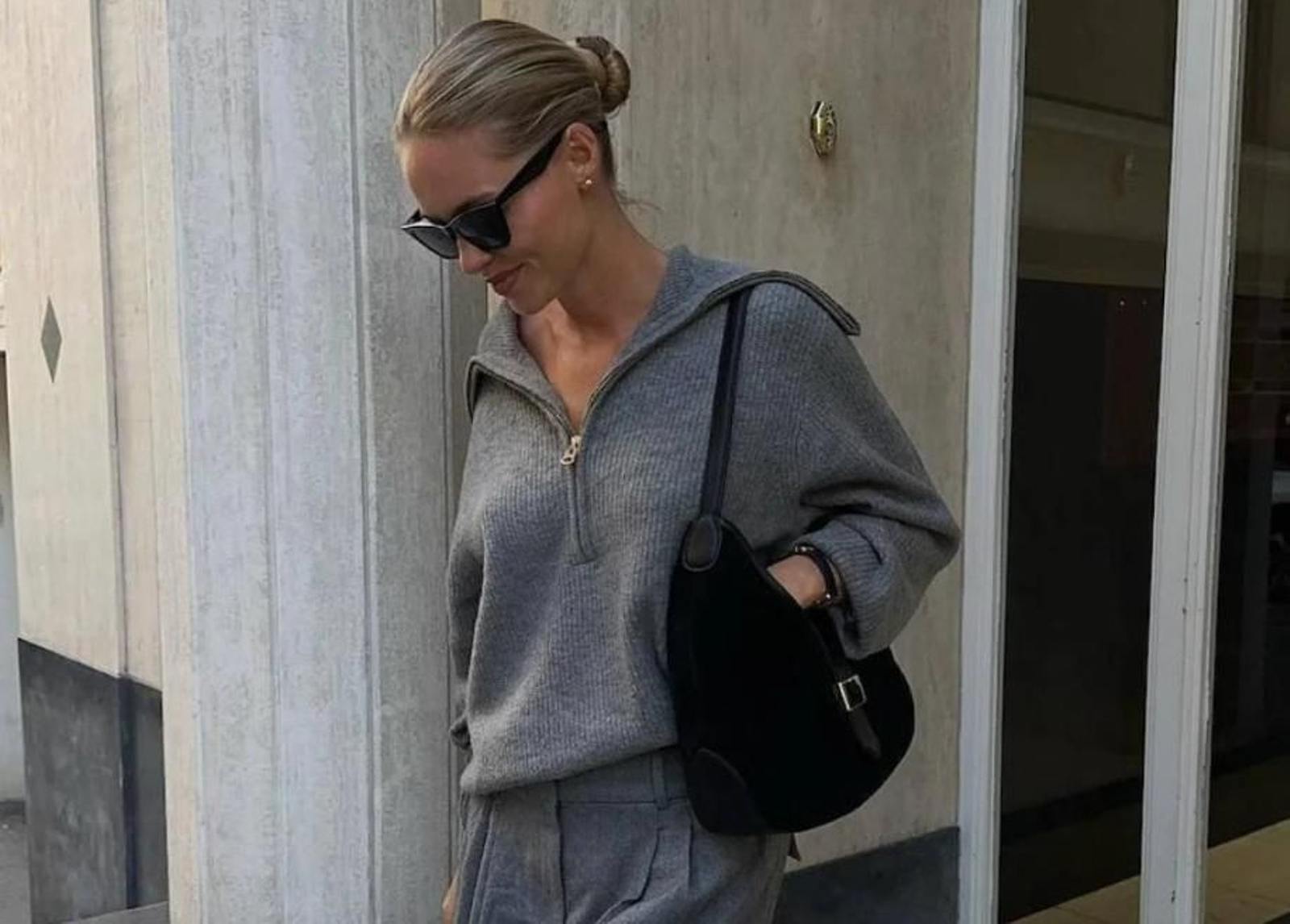 Los jerséis con cremallera son la tendencia revolución de 2026 y las más estilosas no renuncian a llevarlos.