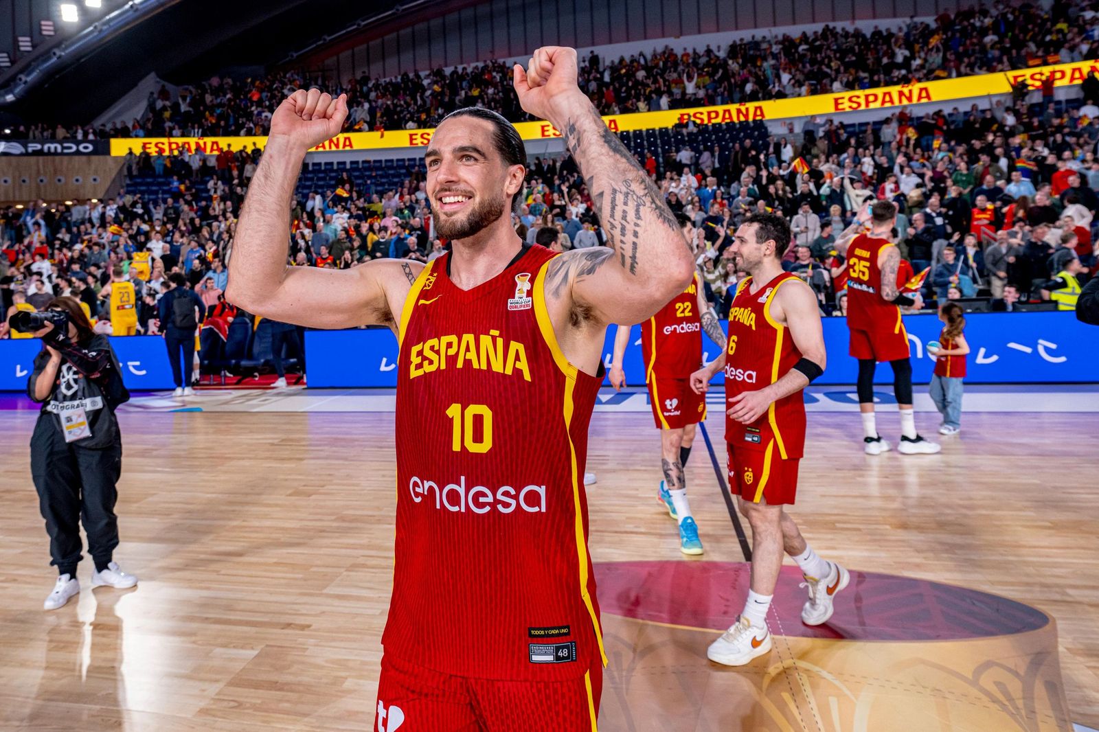 Las mejores fotos del España-Ucrania de baloncesto
