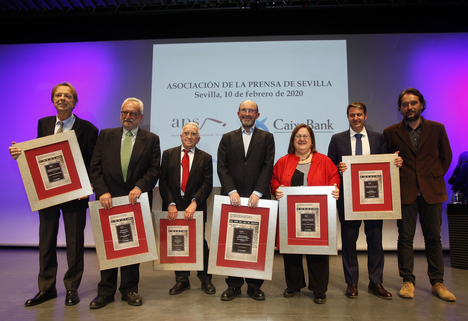 Entrega de premios de la Asociación de la Prensa.