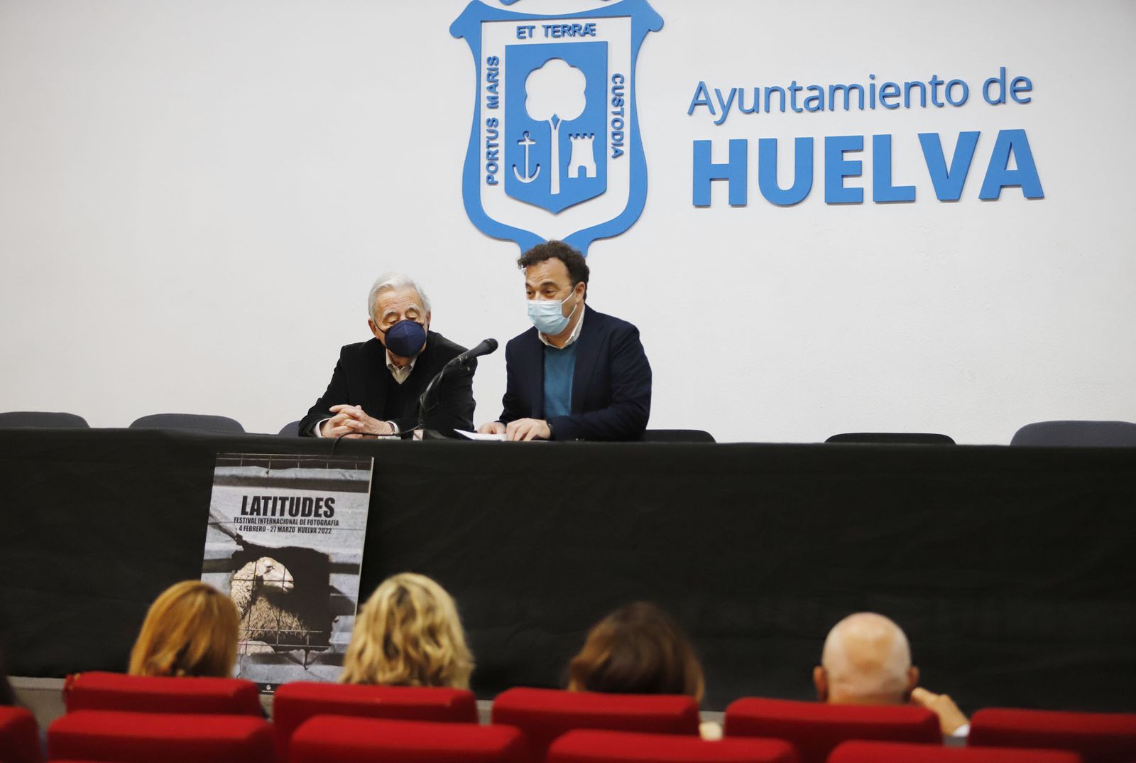 José Luis Ruiz y Daniel Mantero en la presentación de Latitudes.