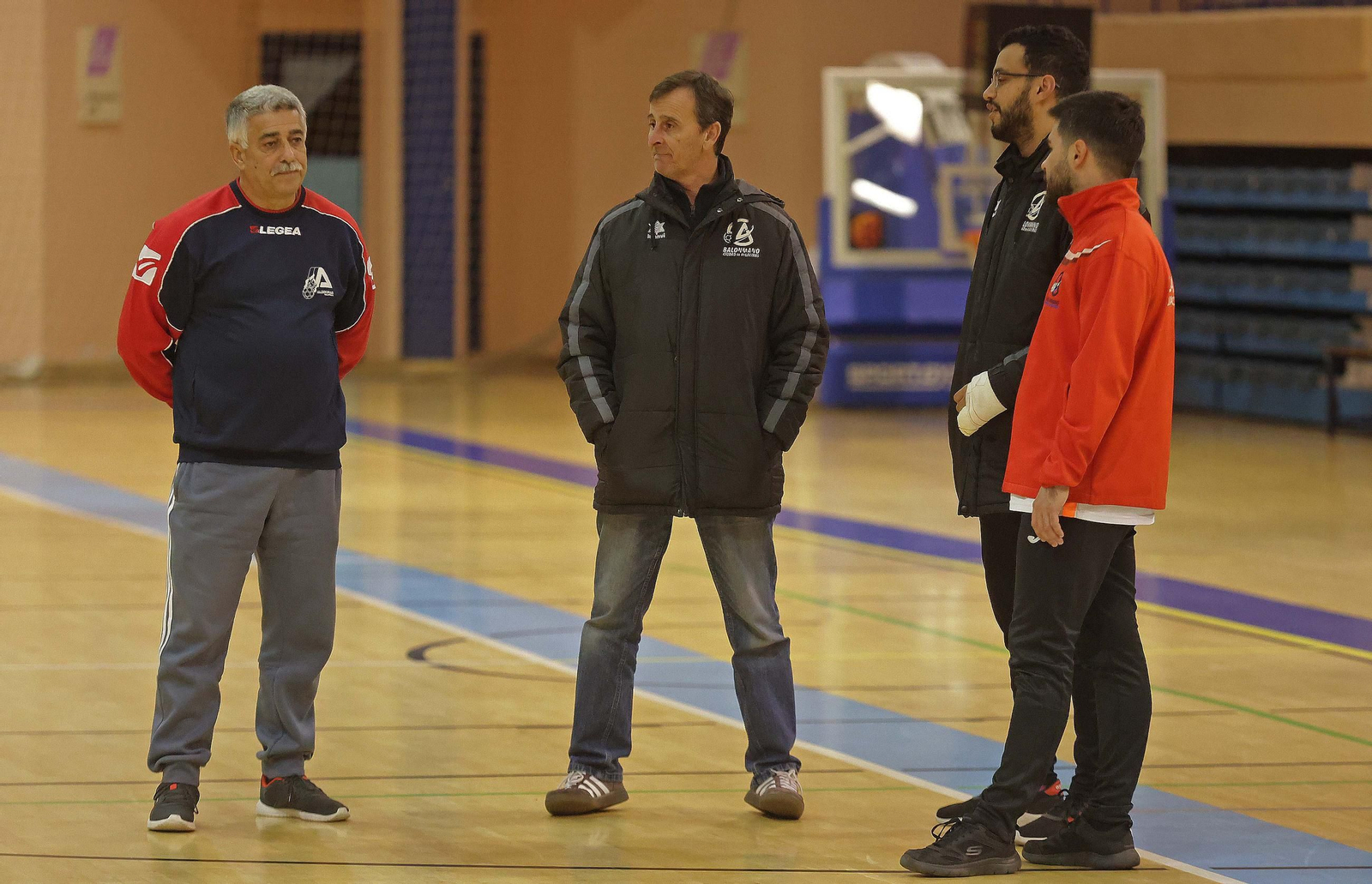 Fotos del entrenamiento del Balonmano Ciudad de Algeciras
