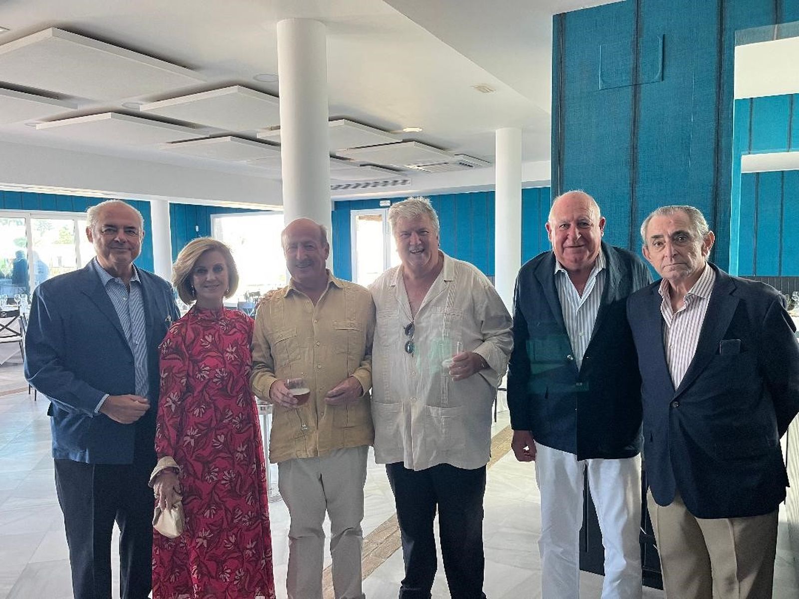 José Manuel Domecq, Reyes Cavero, Rafael Domecq,  Rafael  Pedregosa, Leandro Domecq y Ramón Guerrero.