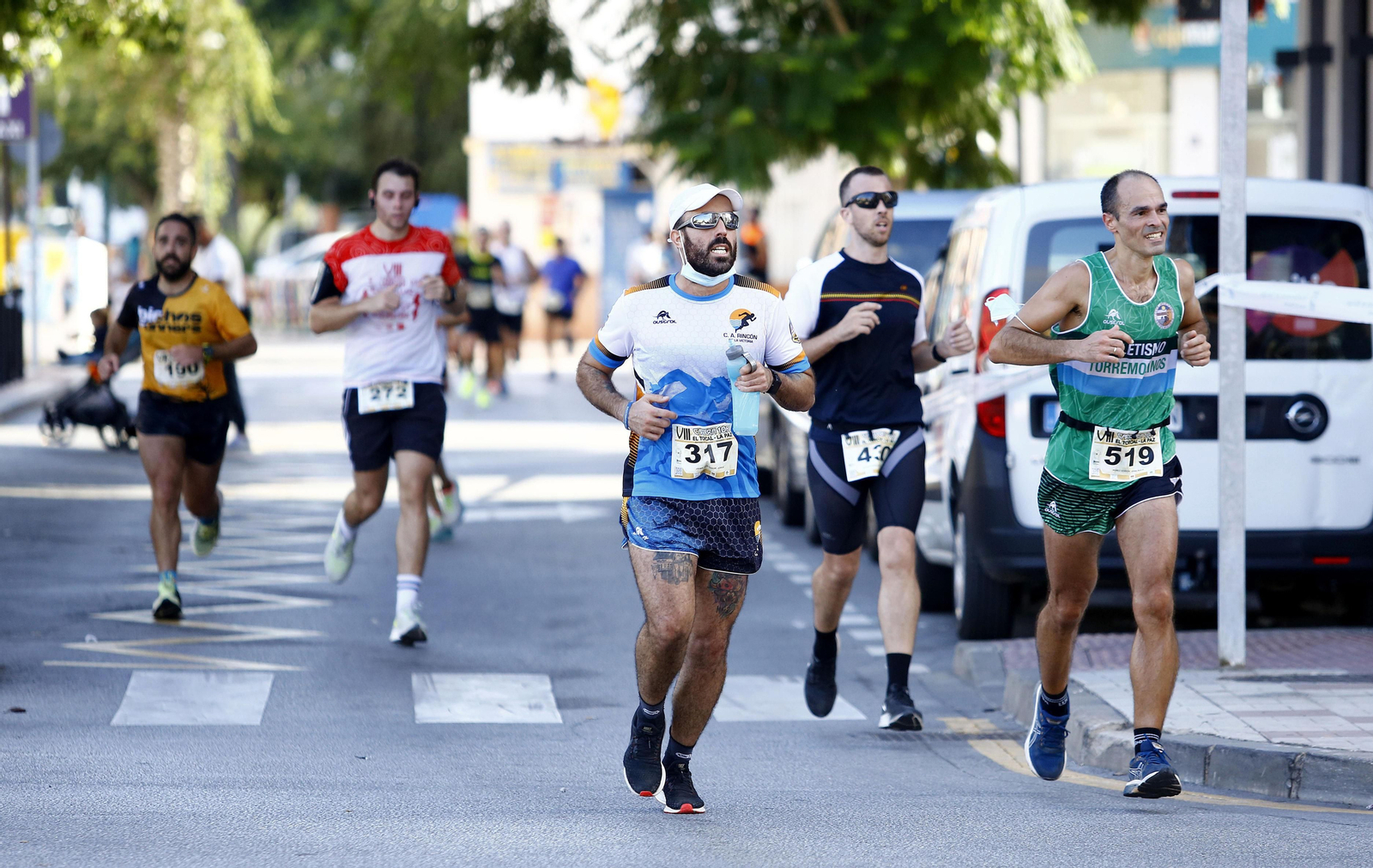 Las fotos de la primera carrera urbana en Málaga tras la pandemia Las fotos de la primera carrera urbana en Málaga tras la pandemia
