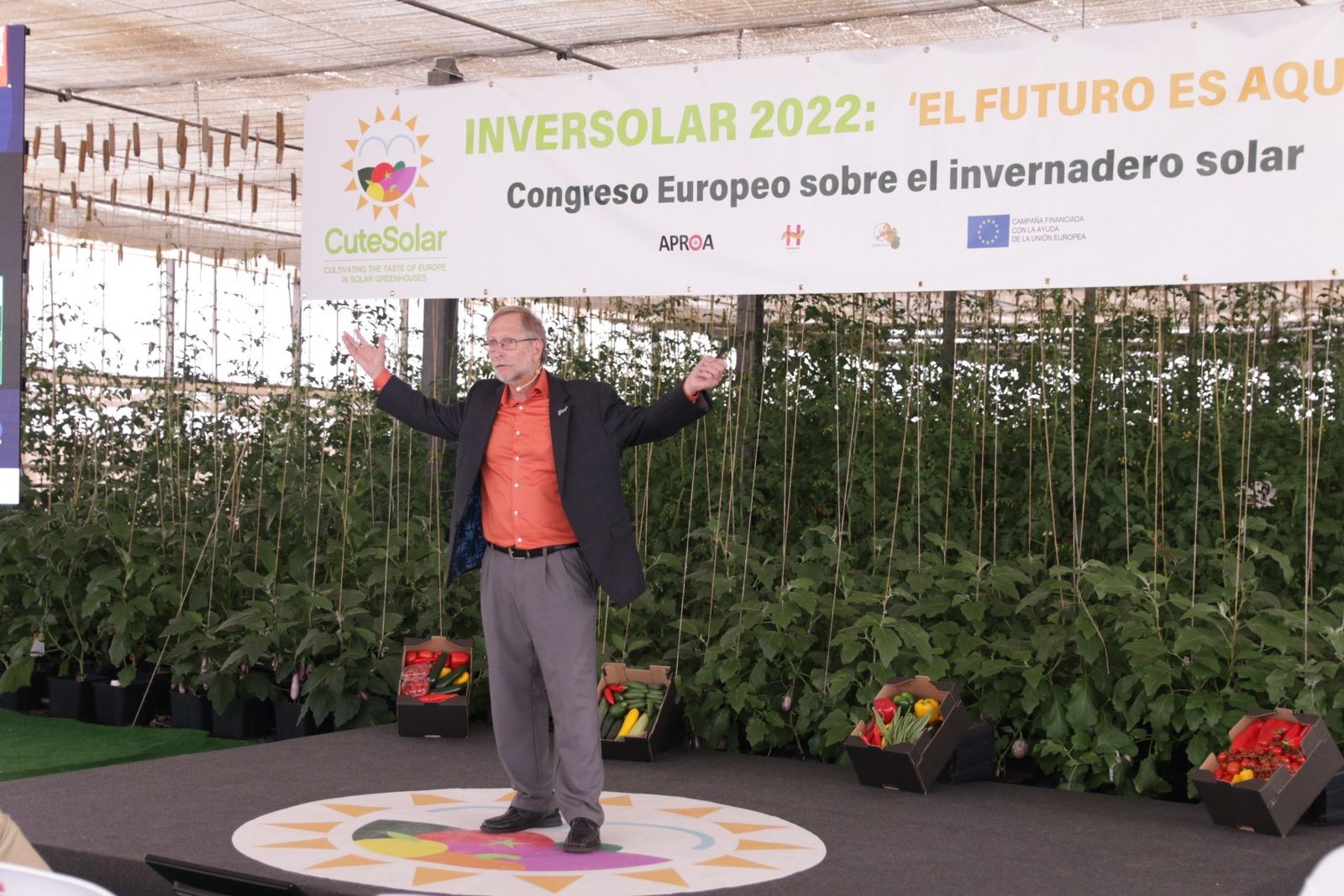 Gary Stutte durante su participación en Inversolar 2022