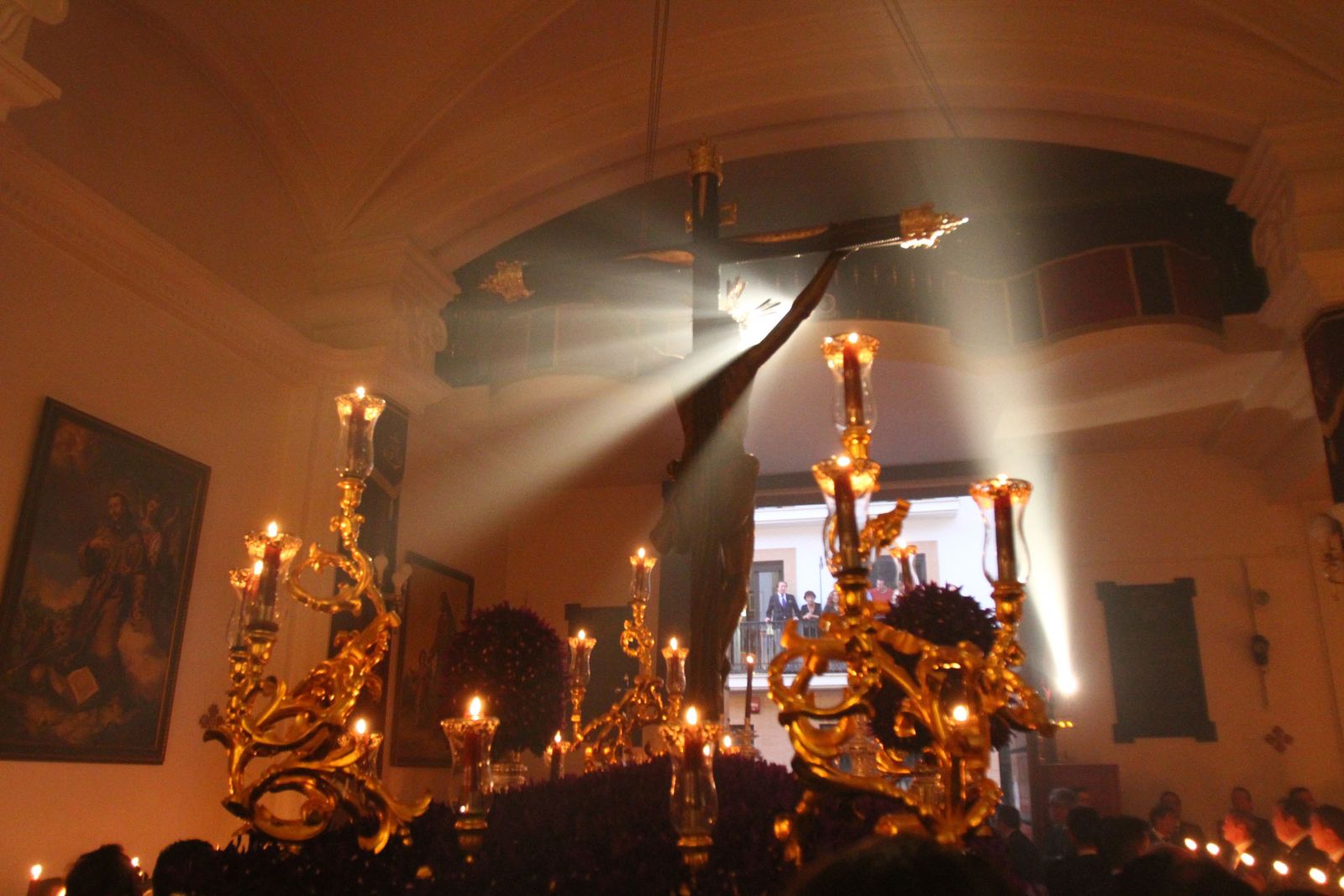 El Cristo de la Expiración preside el Vía Crucis del Consejo de Hermandades