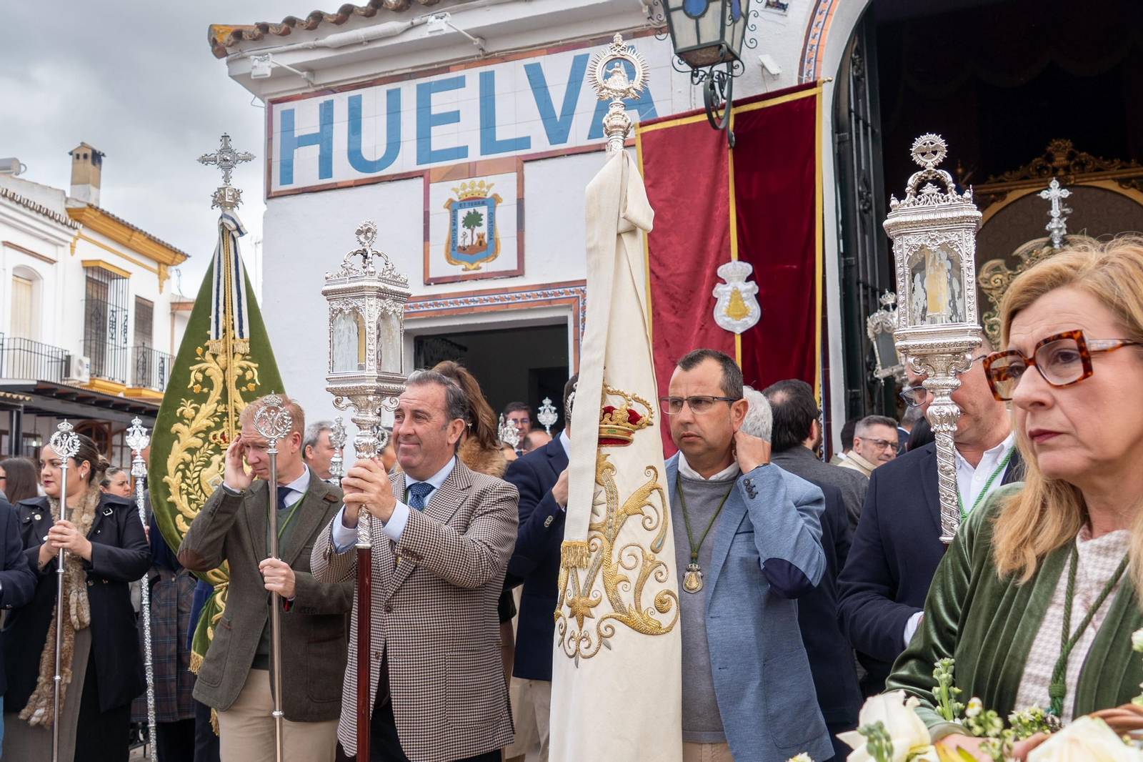 Imágenes de la peregrinación de la hermandad de Huelva al rocío en 2025