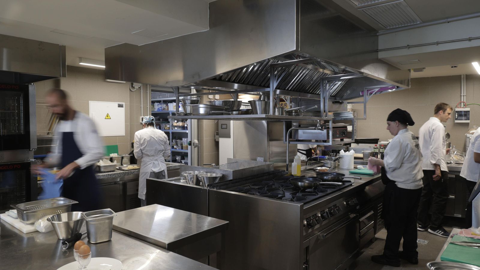 La cocina del establecimiento.