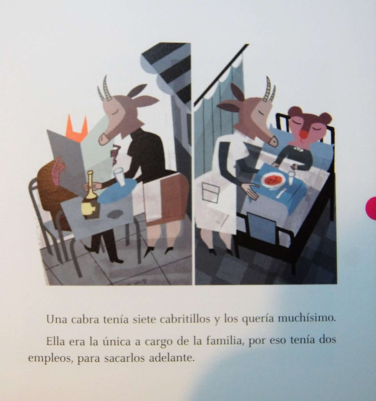 La obra 'Los sietes cabritillos'.