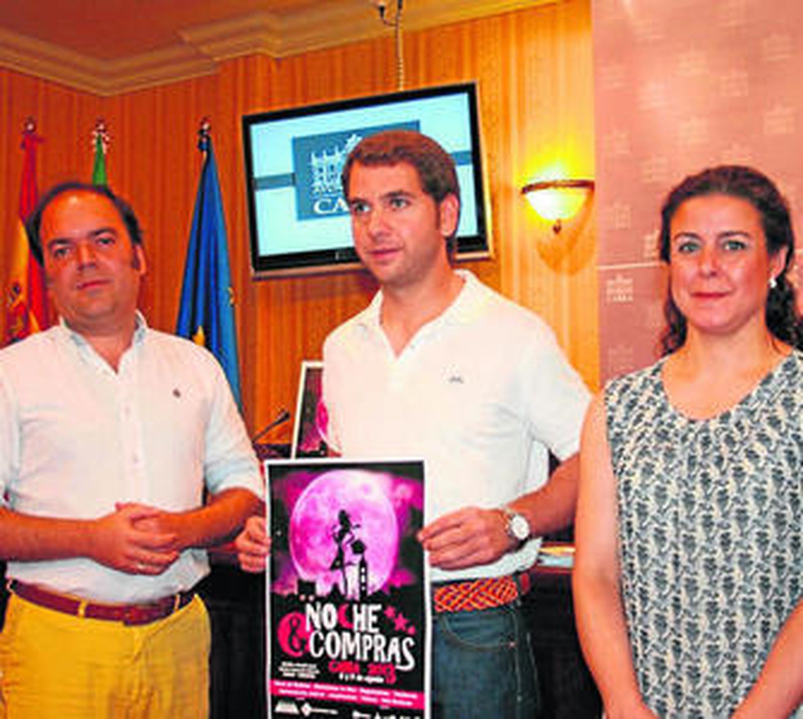 Un momento de la presentación de Noche&Compras.