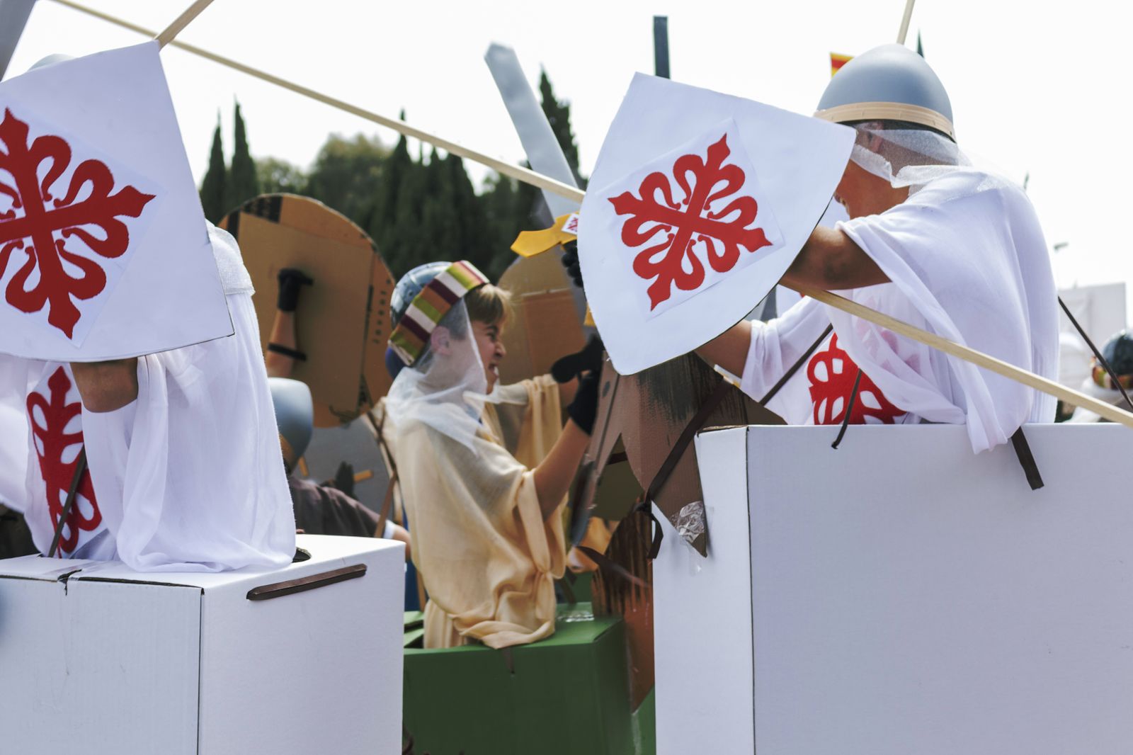 La Batalla de las Navas de Tolosa escenificada por los alumnos de El Romeral