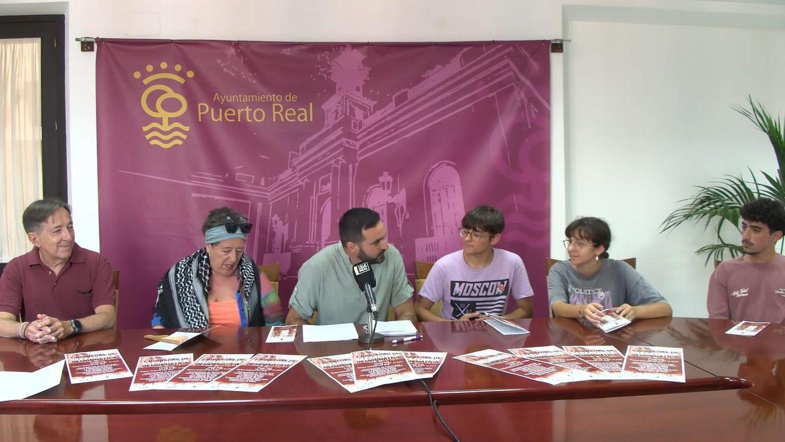 Presentación de las jornadas en el Ayuntamiento de Puerto Real Presentación de las jornadas en el Ayuntamiento de Puerto Real