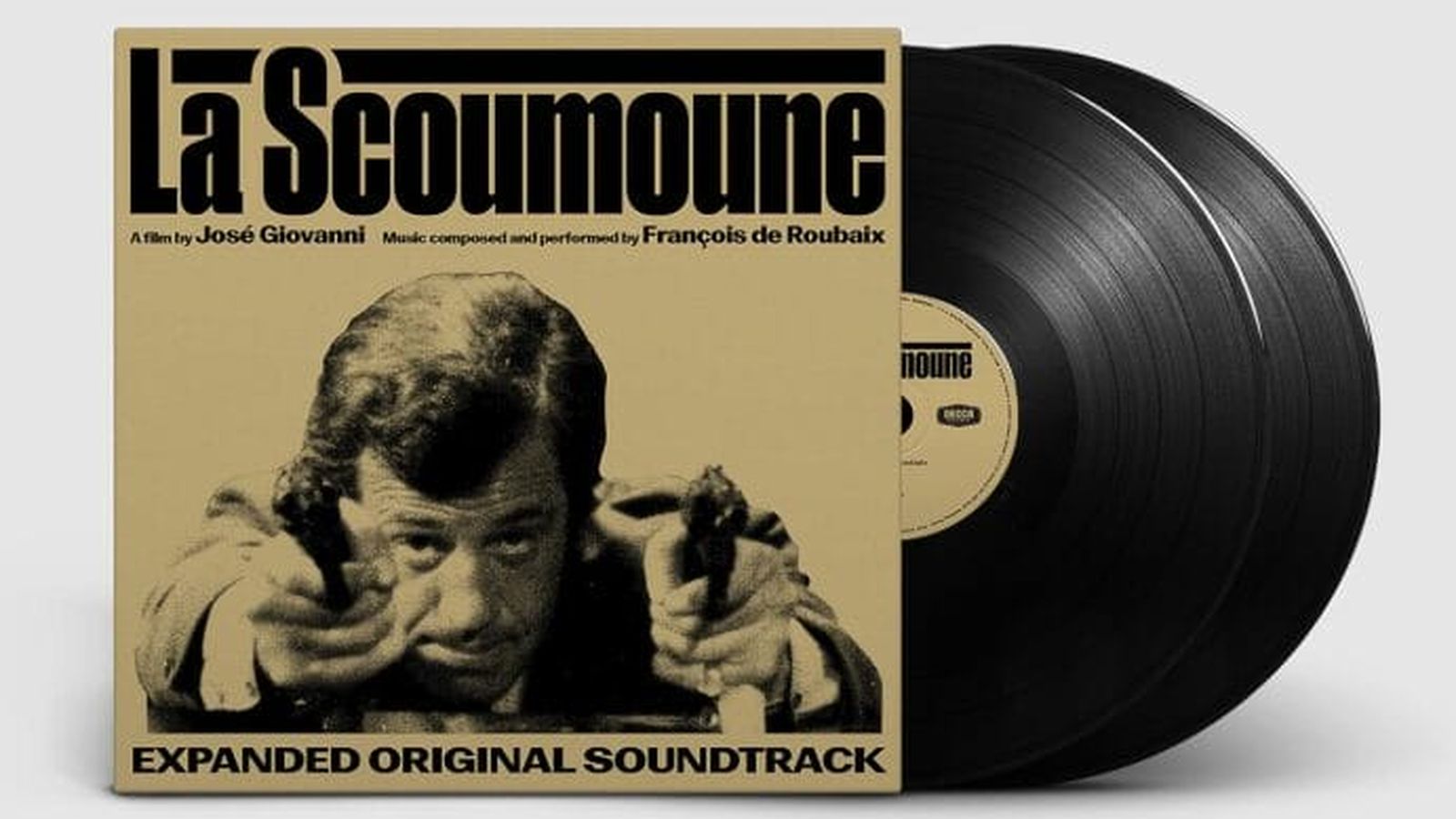 Detalle de la edición en vinilo de la BSO de 'La Scoumoune'.