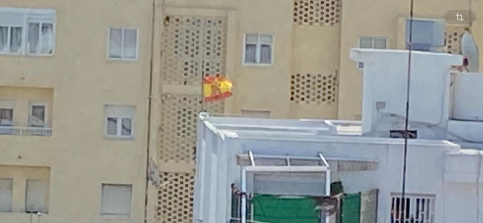 Bandera preconstitucional en Bahía Blanca