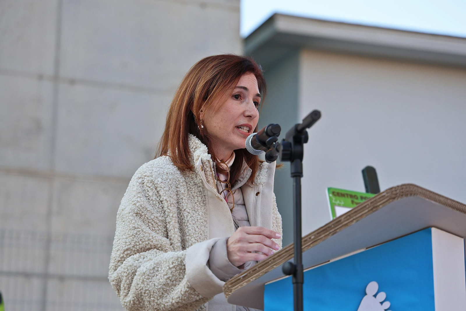 Imágenes del acto de colocación primera piedra del futuro Centro Polivalente de la Fundación Laberinto