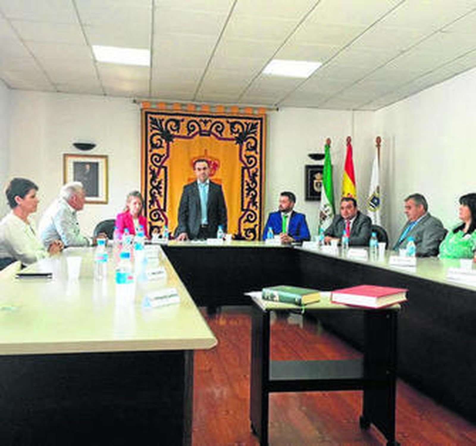 Ina de las últimas sesiones plenarias celebradas en el Ayuntamiento.