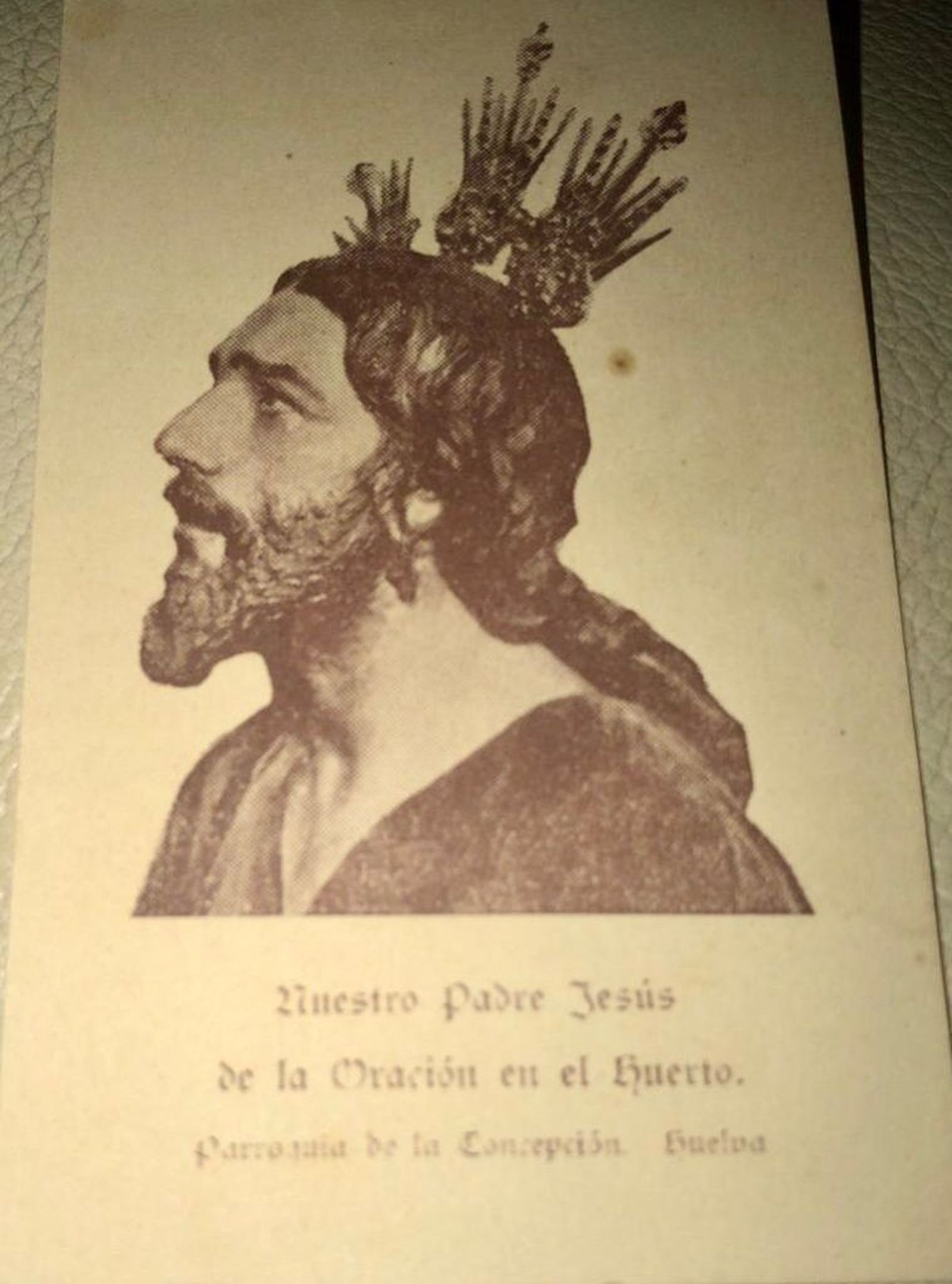 Imagen desaparecida que talló Joaquín Bilbao.