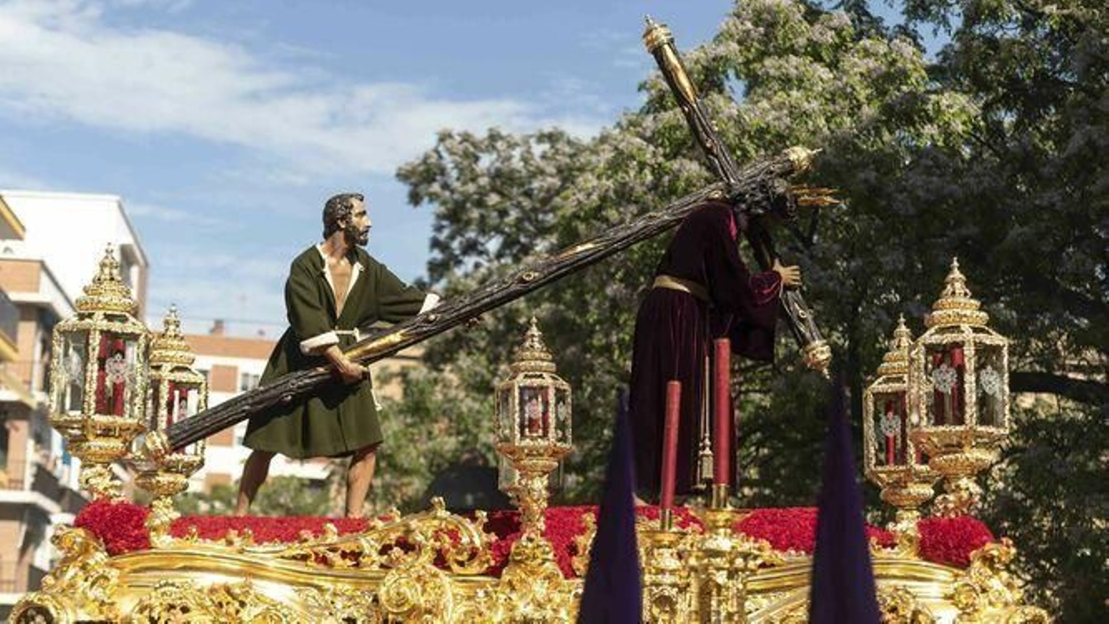 El Nazareno de las Penas en la tarde del Domingo de Ramos