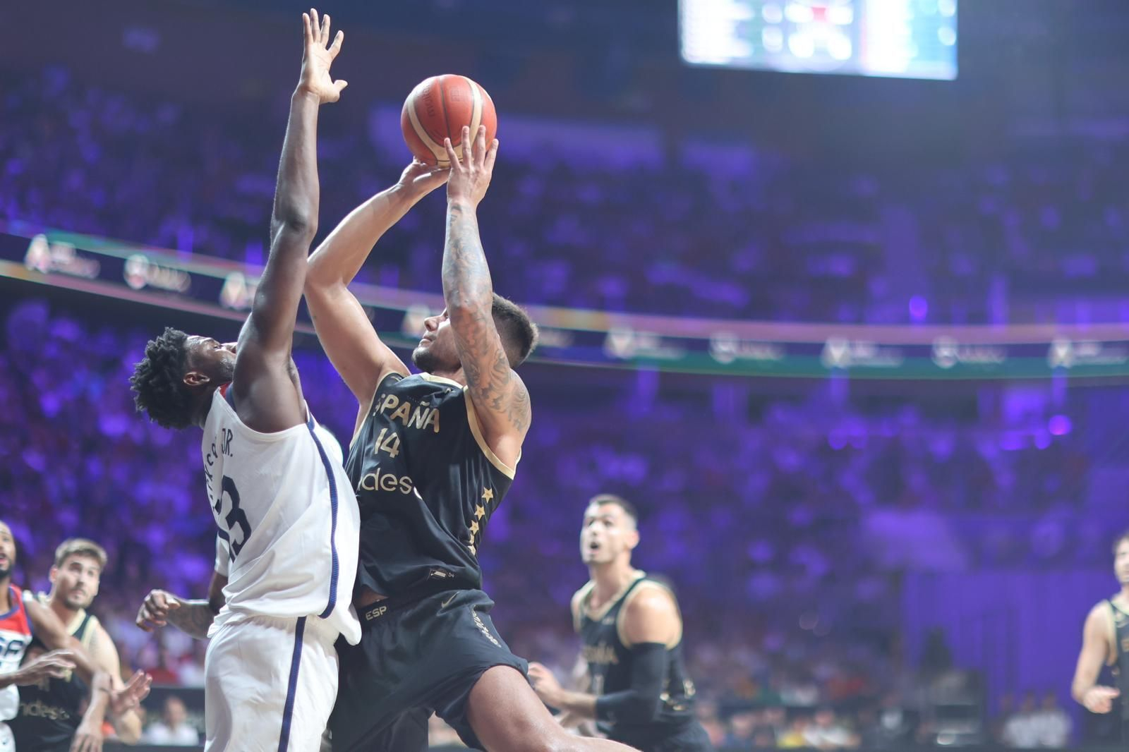 Las imágenes del España-Estados Unidos en el Martín Carpena