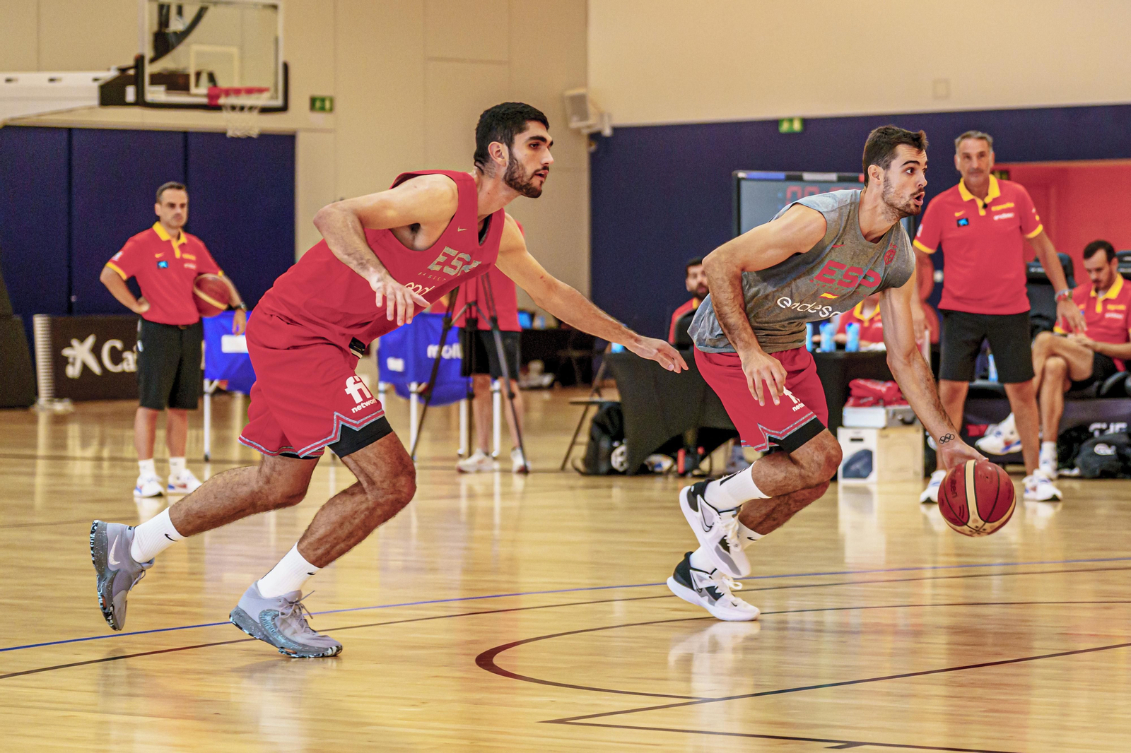 Sesión de la selección española en The Embassy