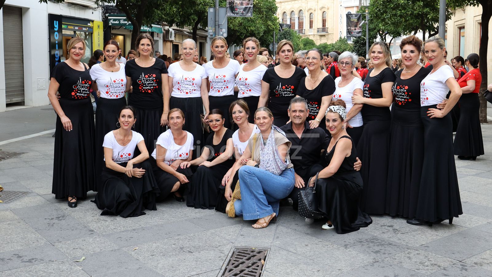 Flashmob de la academia de baile de Fani Muñoz en Jerez