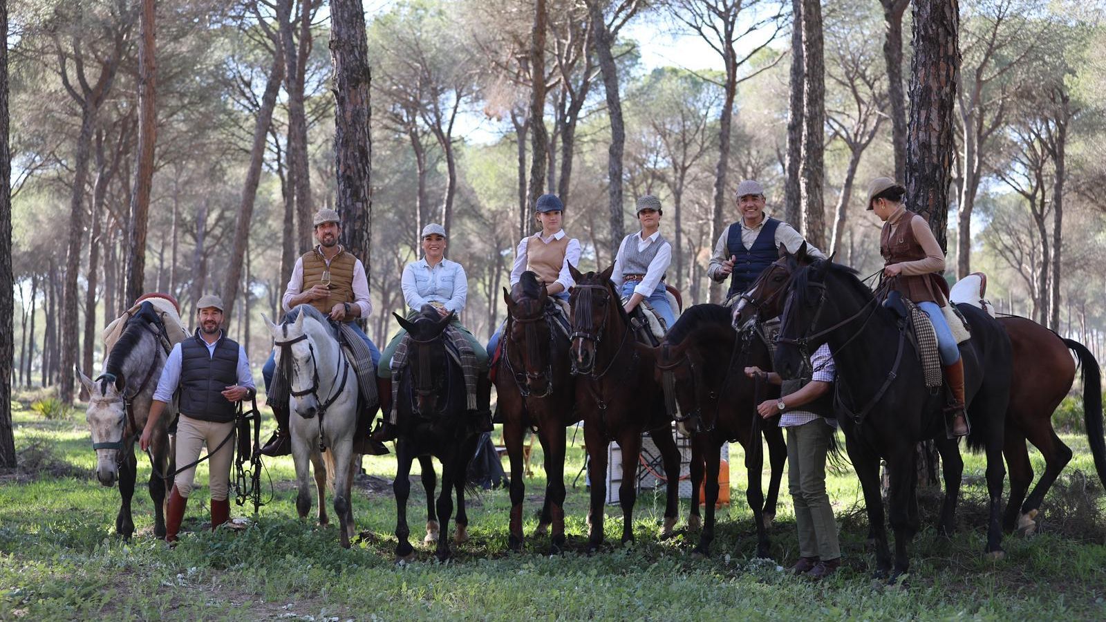 Caballistas en El Pastorcito.
