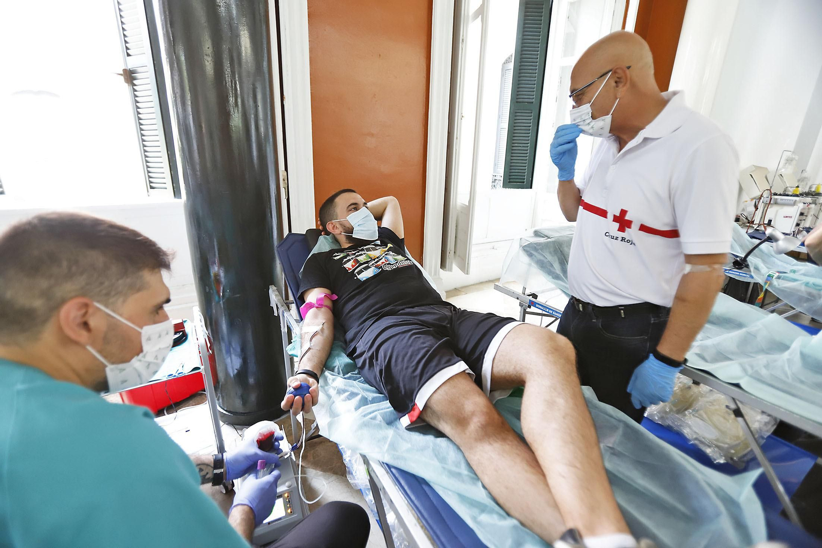 Imágenes de la Macrocolecta de sangre en la Casa Colón