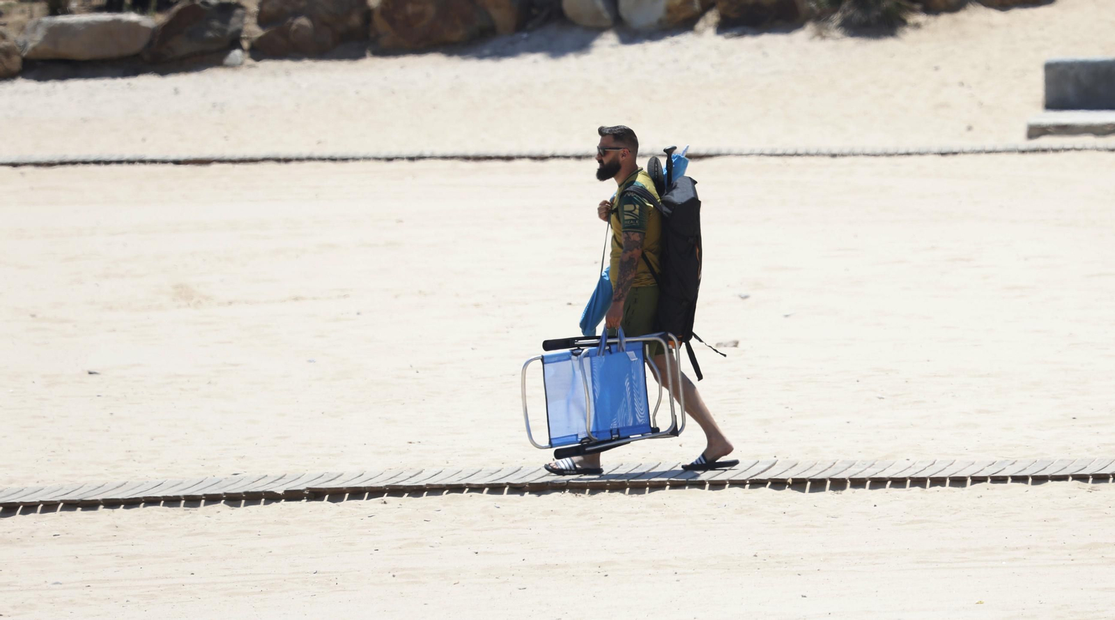 Fotos del sábado en la playa de Getares