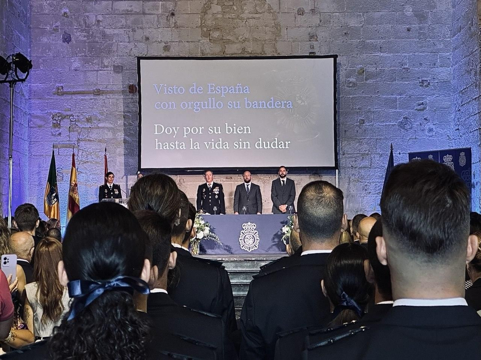 Un momento del acto celebrado en el Monasterio de la Victoria.