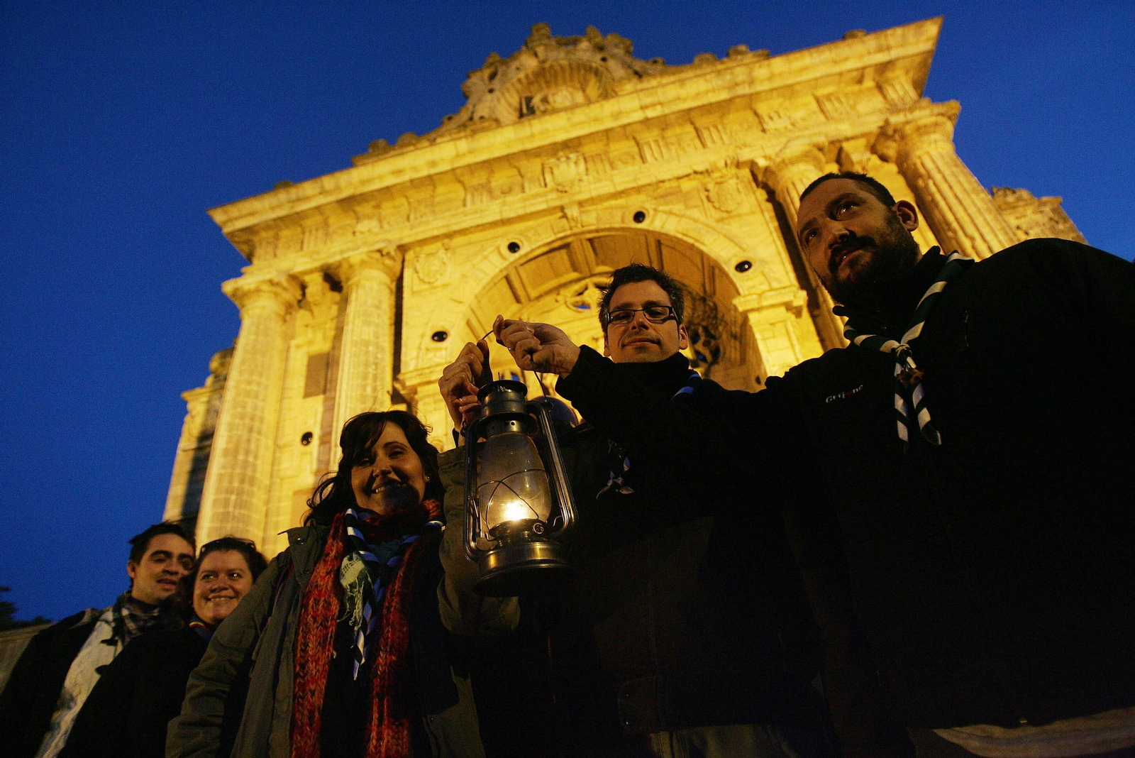 Scouts, en La Cartuja, desde donde traslada