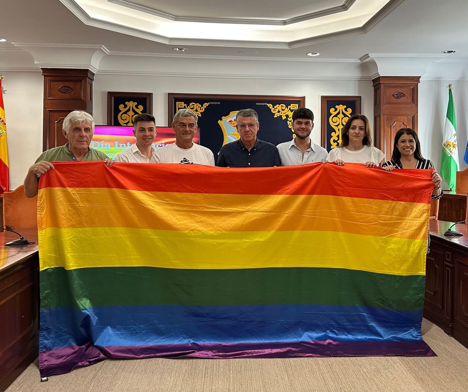 Acto institucional del Día Internacional de Orgullo LGTBI+