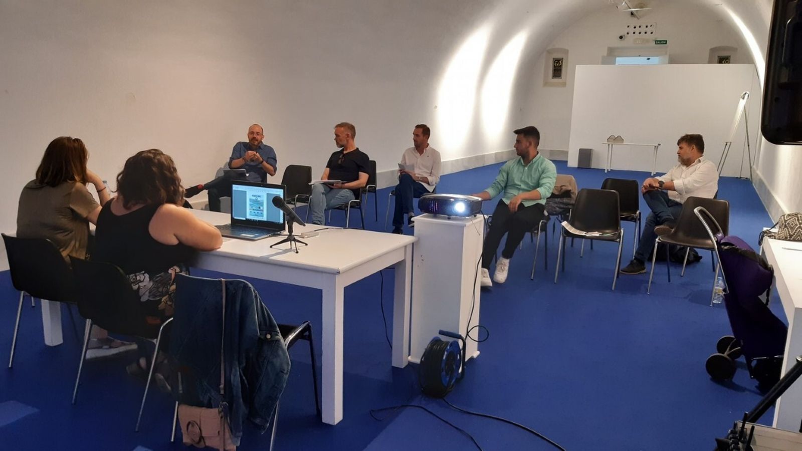 El jurado del certamen.