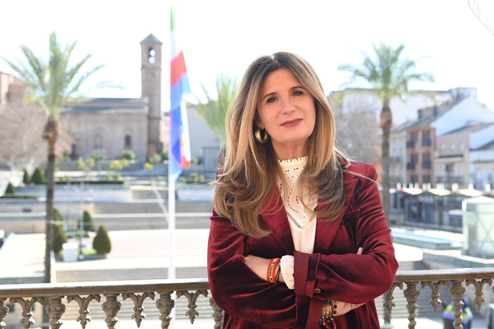 Auxi del Olmo, alcaldesa de Linares.