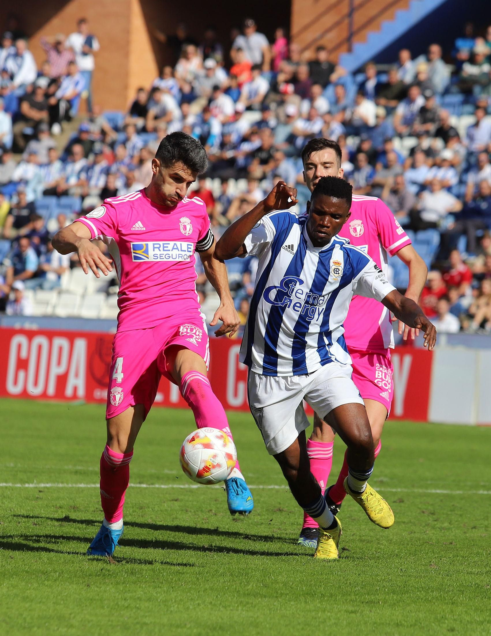 Las mejores imágenes del Recreativo de Huelva-Burgos, partido de eliminatoria de la Copa del Rey