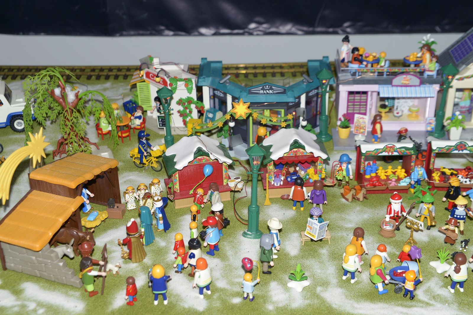 Fotos del Belén de playmobil en La Línea