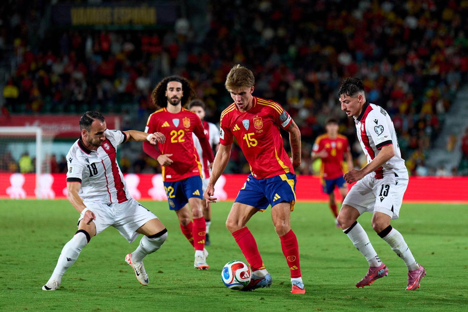 Las mejores fotos del España-Georgia