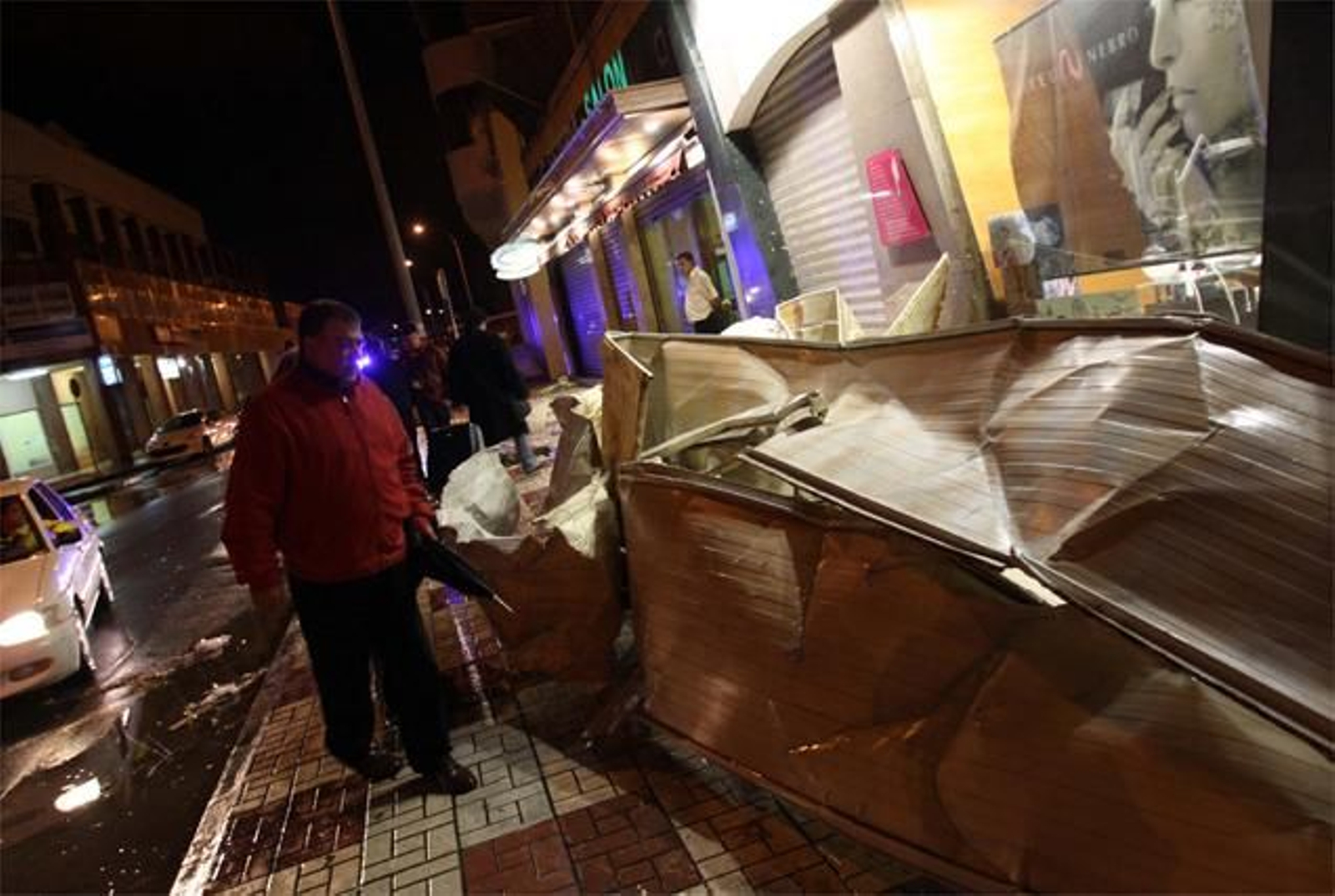Las fotos del tornado de San Andrés en Málaga en 2009