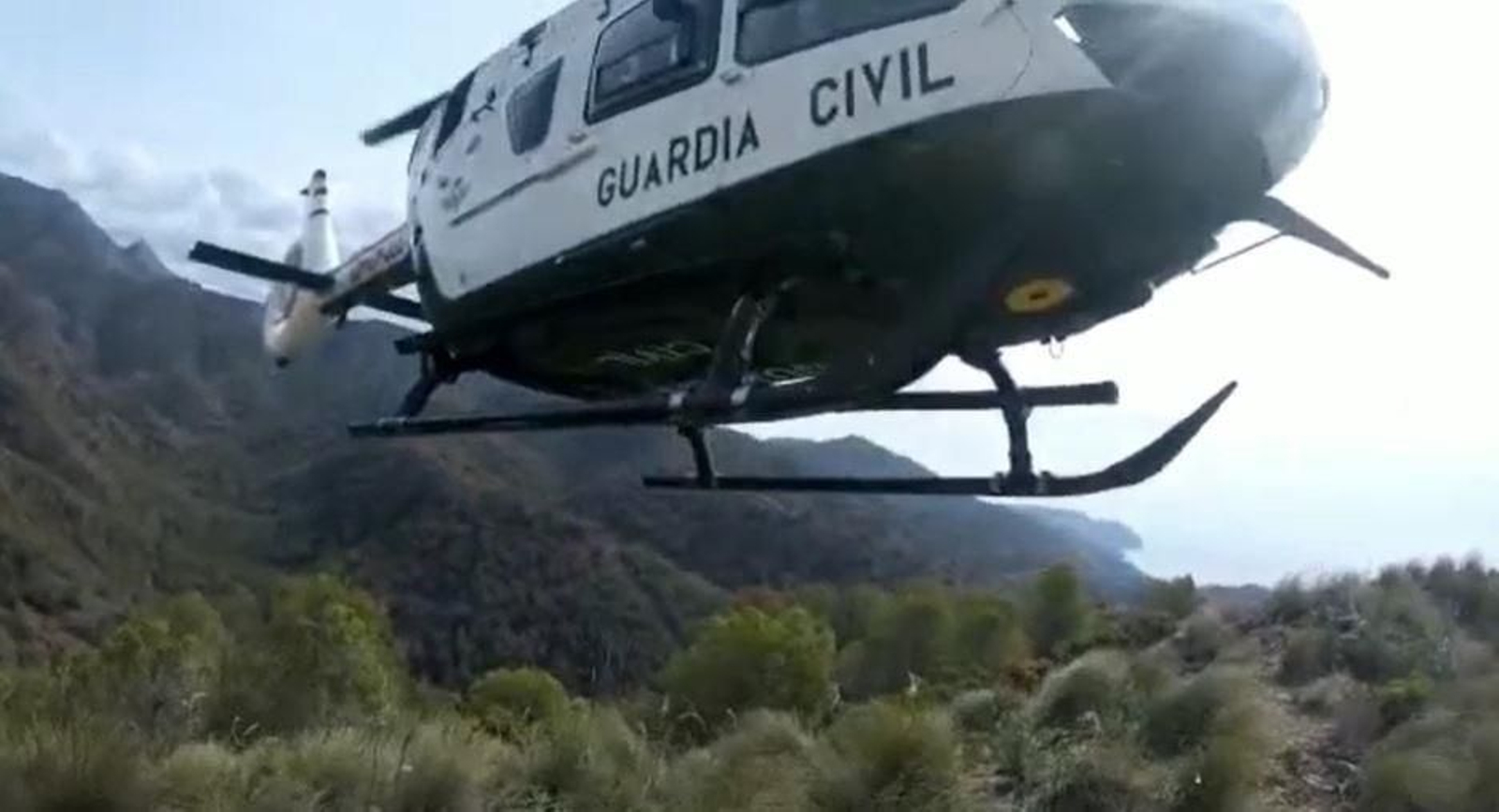Imagen de archivo de un helicóptero de la Guardia Civil.