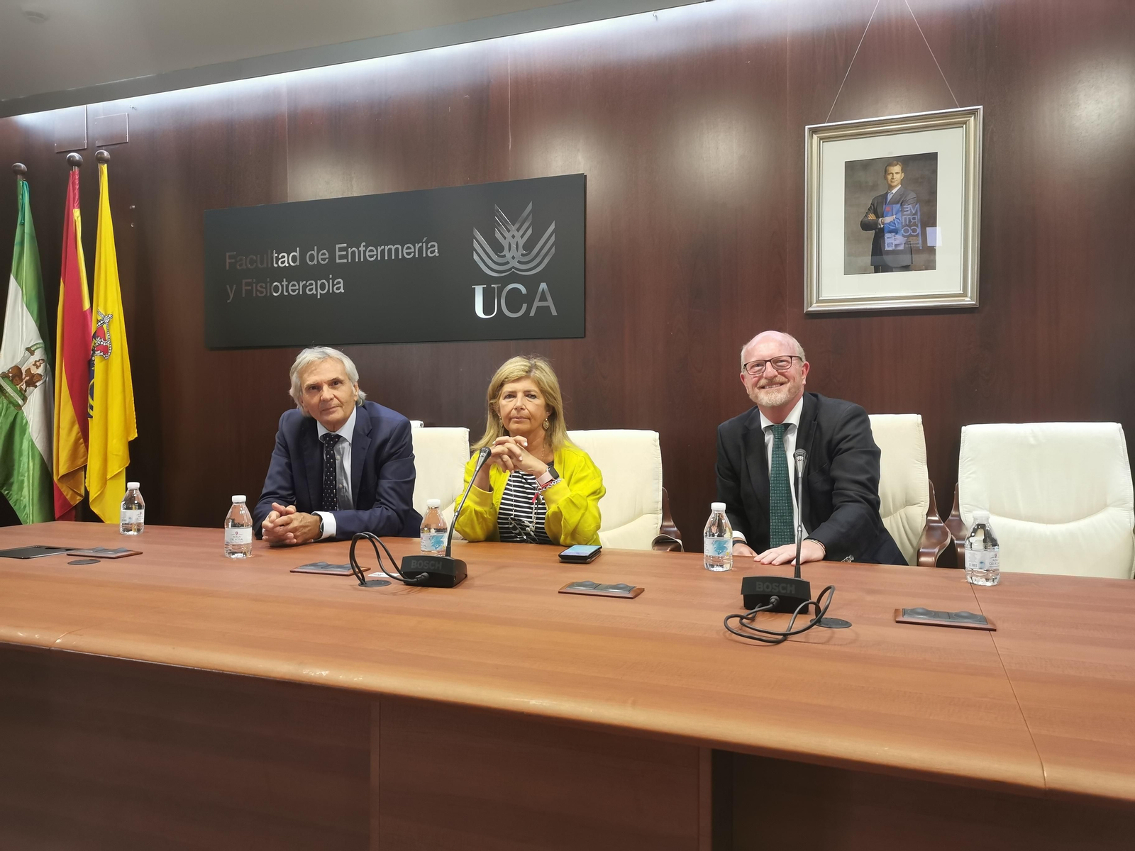 Un momento de las jornadas formativas organizadas por el Grupo López Cano y la UCA.