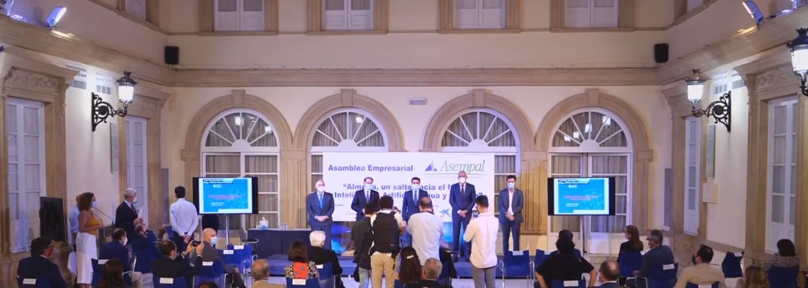 La jornada se celebró en el Patio de Luces de la Diputación Provincial con un aforo muy reducido para cumplir con todas las medidas de seguridad.